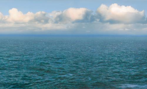 Helmut Ditsch, Das Meer II, 2005, Öl, Acryl auf Leinwand, 150 x 600 cm, Foto © ARTFACTORY (Detail)