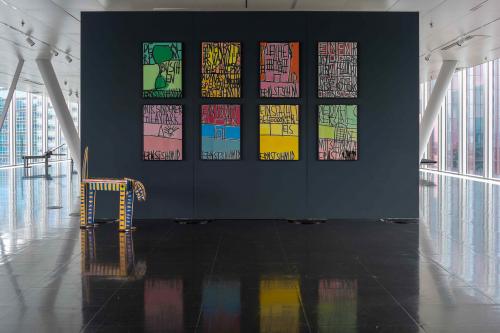 Wolkig bis heiter!, andersART zu Gast in der STRABAG Artlounge, 2022, Foto: Rudi Froese Photography