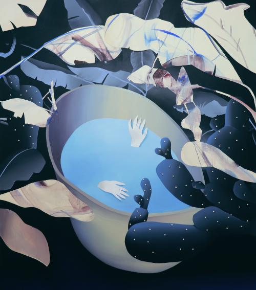 Judith GrasslHow to leaveAcrylic on canvas170x150cm2020