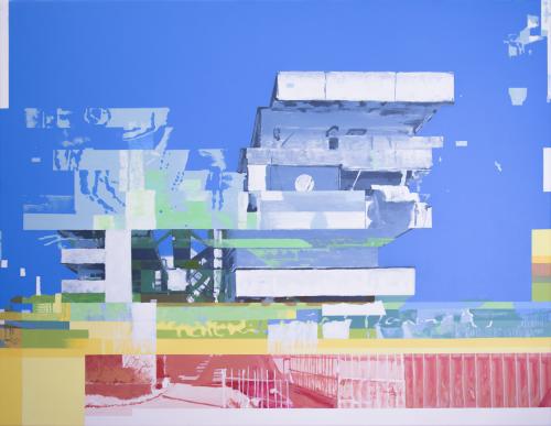 Wrong Data Scampia I 100x130 cm acrylic 2022