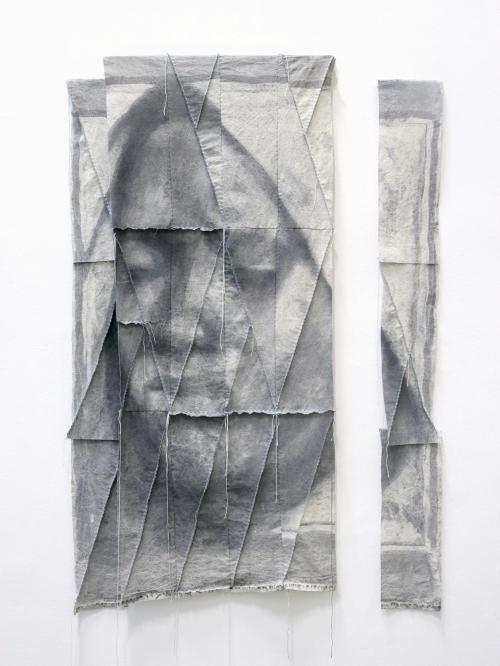 Dior Thiam Fissures I 2023 acrylics and charcoal on canvas3